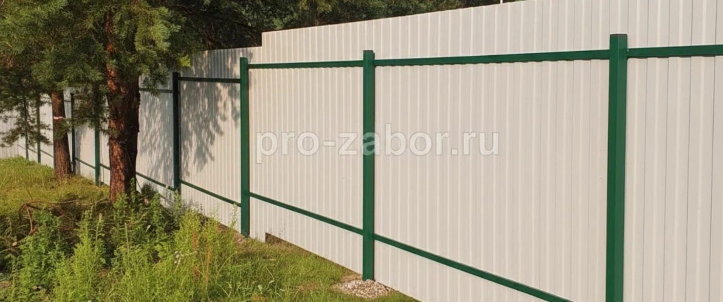 Забор из профнастила С20